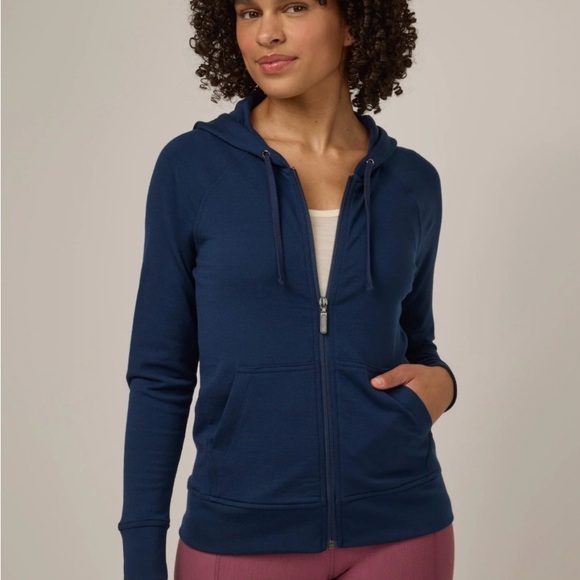 aspen full-zip hoodie Merino Wool Blend - Picture 2 of 6